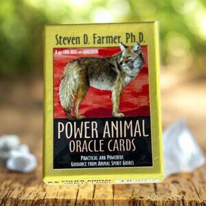 Power Animal Oracle Cards Steven D. Farmer 44-Card Deck No Guidebook